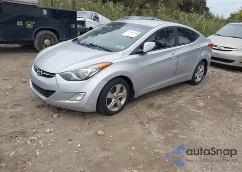 2012 Hyundai Elantra Gls (Ulsan Plant) z USA, uszkodzony, nr VIN KMHDH4AEXCU345282